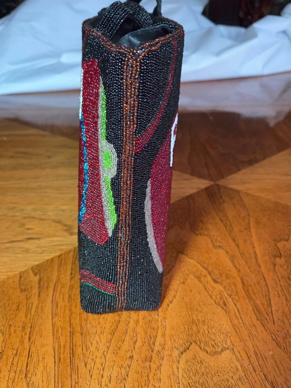 Beaded Pepsi Can Designed Top Handle Evening / Everyday Purse - Picture 5 of 12
